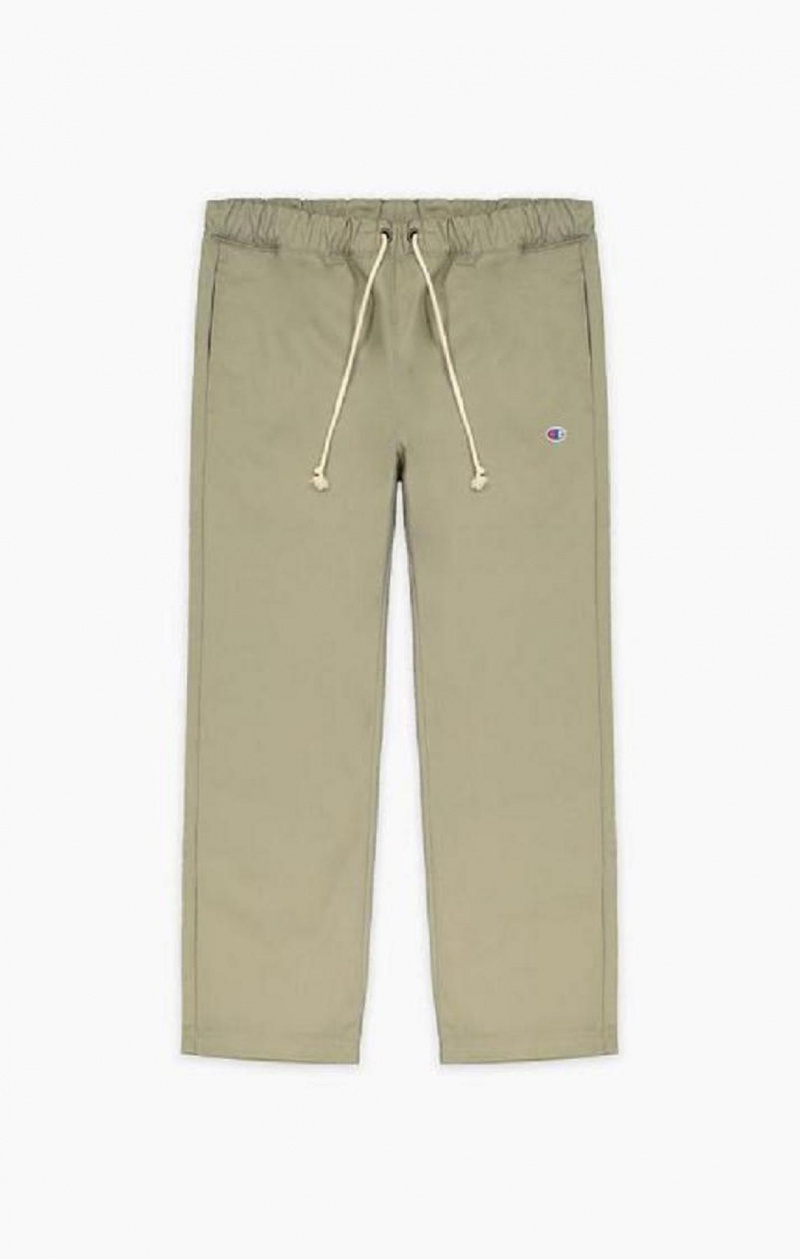 Pánské Jogger Kalhoty Champion Rovný Leg Woven Trousers Béžový | 3940-QLNGO