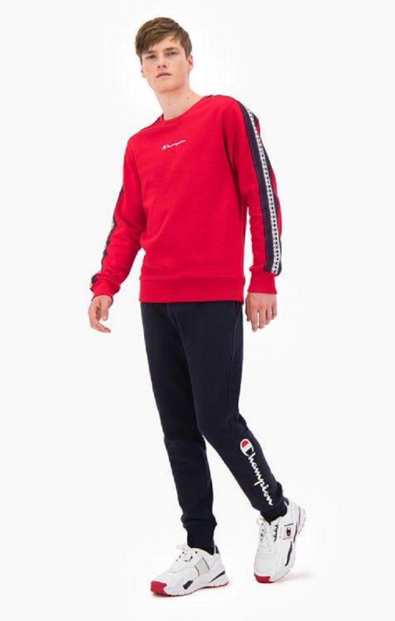 Pánské Jogger Kalhoty Champion Script Logo Bavlněné Terry Joggers Světle Šedé | 9261-HGSIA