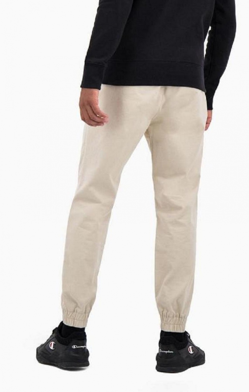 Pánské Jogger Kalhoty Champion Stretch Bavlněné Twill Cuffed Trousers Hnědé | 4268-CGNTB