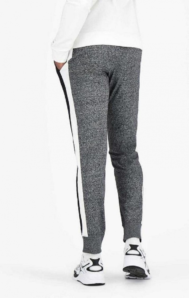 Pánské Jogger Kalhoty Champion Stripe Insert Cuffed Joggers Tmavě Šedé | 9623-XHWMV