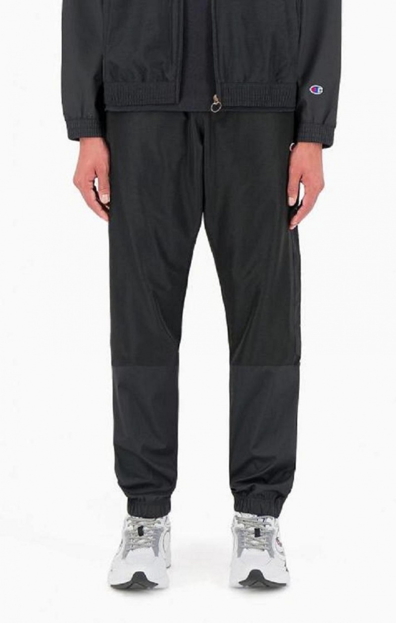 Pánské Jogger Kalhoty Champion Tonal Panel Tracksuit Trousers Černé | 0259-VPOGY