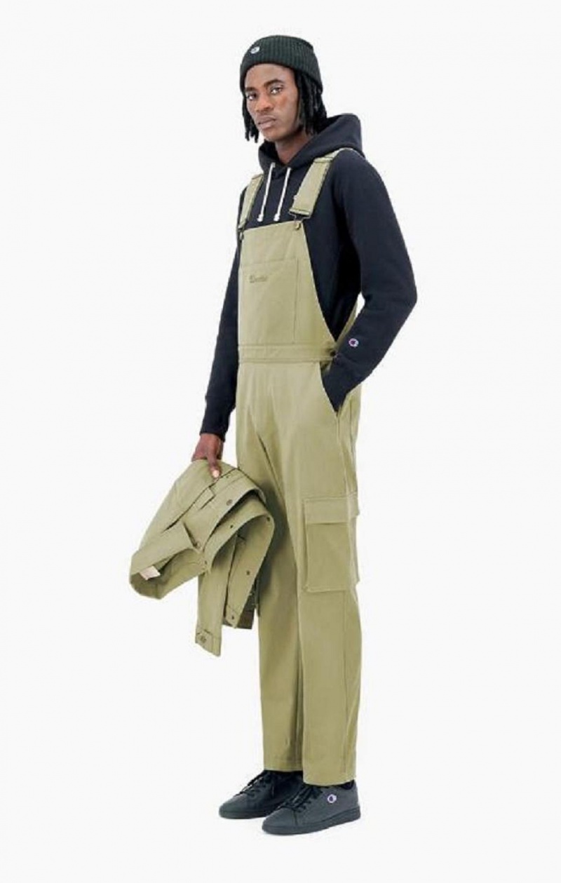 Pánské Jogger Kalhoty Champion Woven Utility Dungarees Pants Béžový | 3287-GXQFB