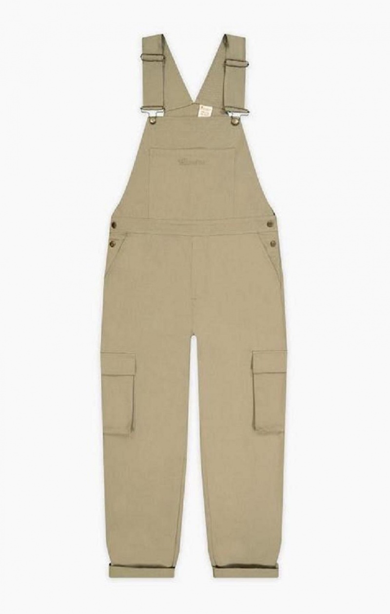 Pánské Jogger Kalhoty Champion Woven Utility Dungarees Pants Béžový | 3287-GXQFB