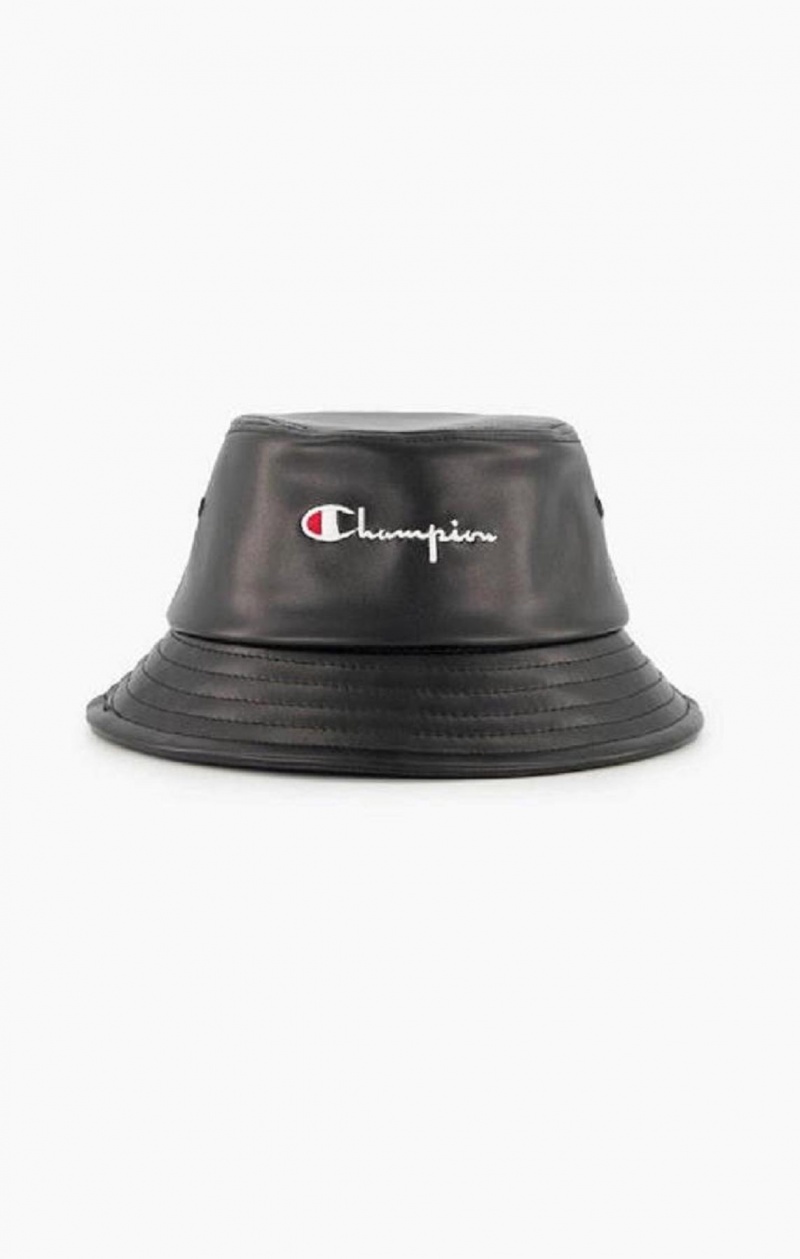 Pánské Klobouky Champion Embroidered Script Logo Bucket Hat Černé | 4968-YOHVP