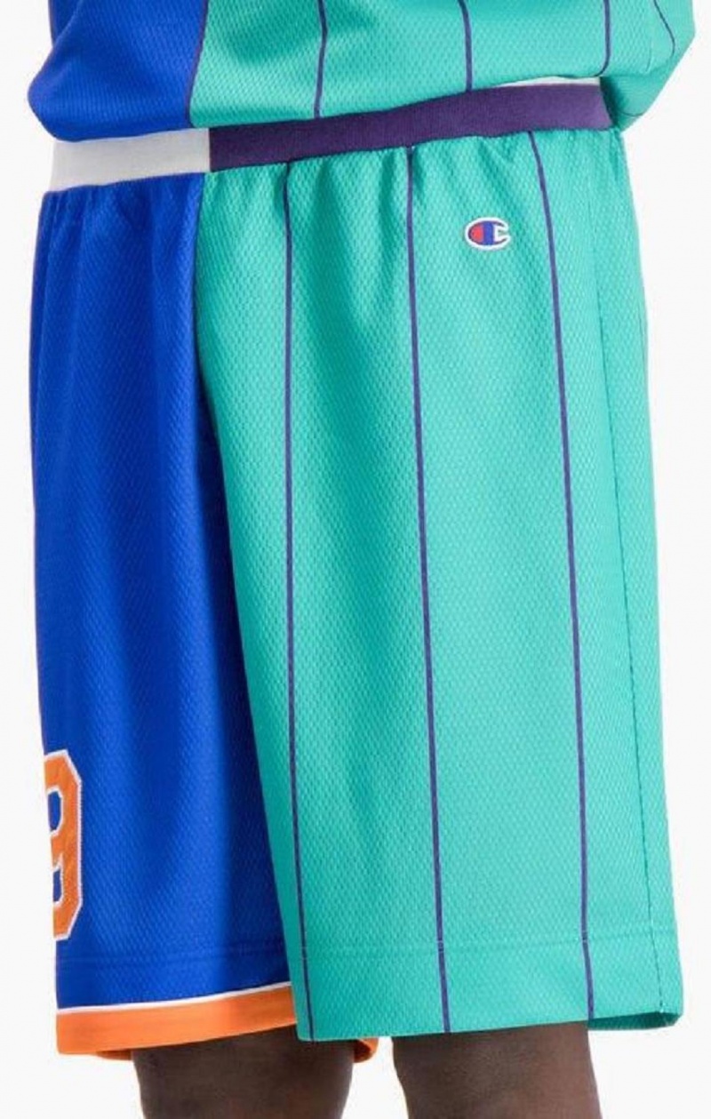 Pánské Kraťasy Champion NBMIX Patchwork 'Champion 19' Basketball Shorts Blankyt | 8210-LWABK