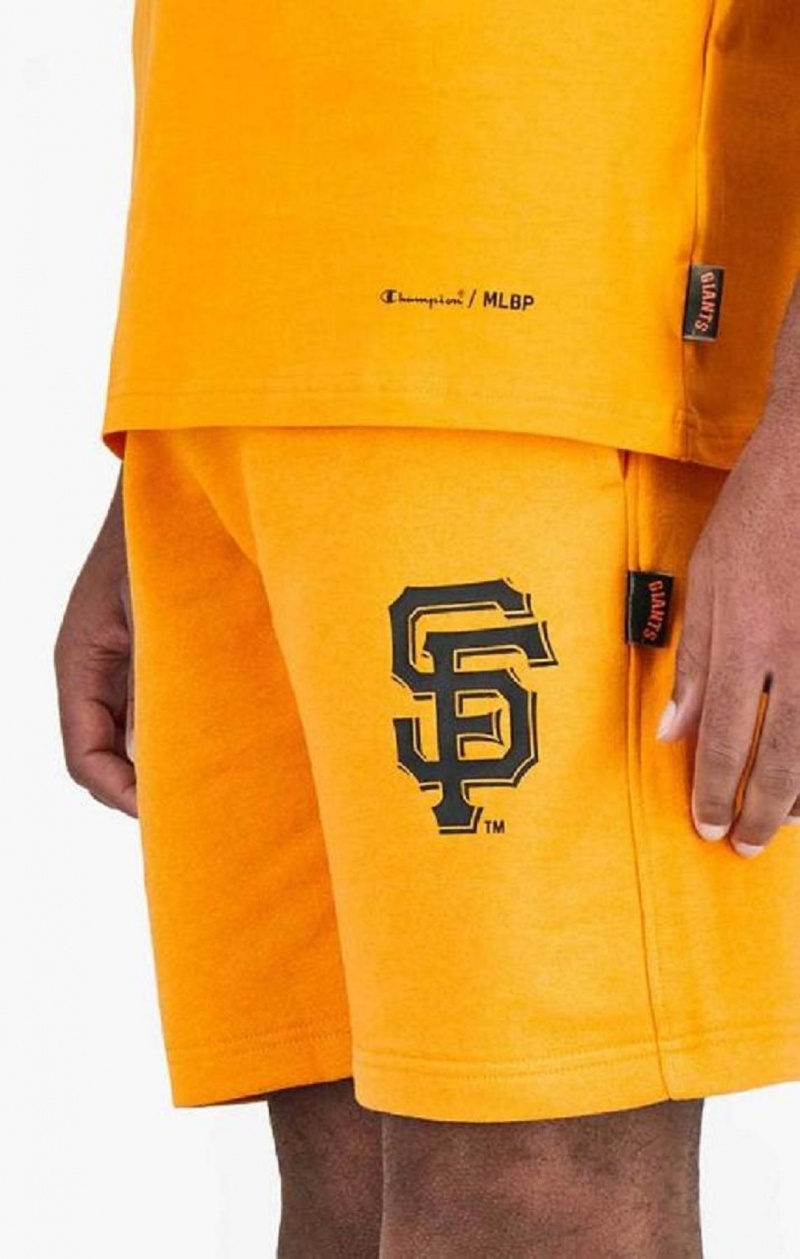 Pánské Kraťasy Champion San Francisco MLB Shorts Oranžové | 2304-QJUYT