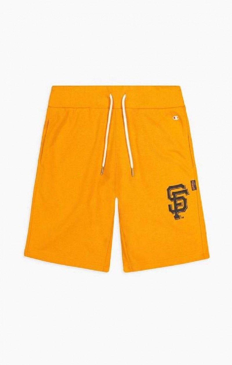 Pánské Kraťasy Champion San Francisco MLB Shorts Oranžové | 2304-QJUYT