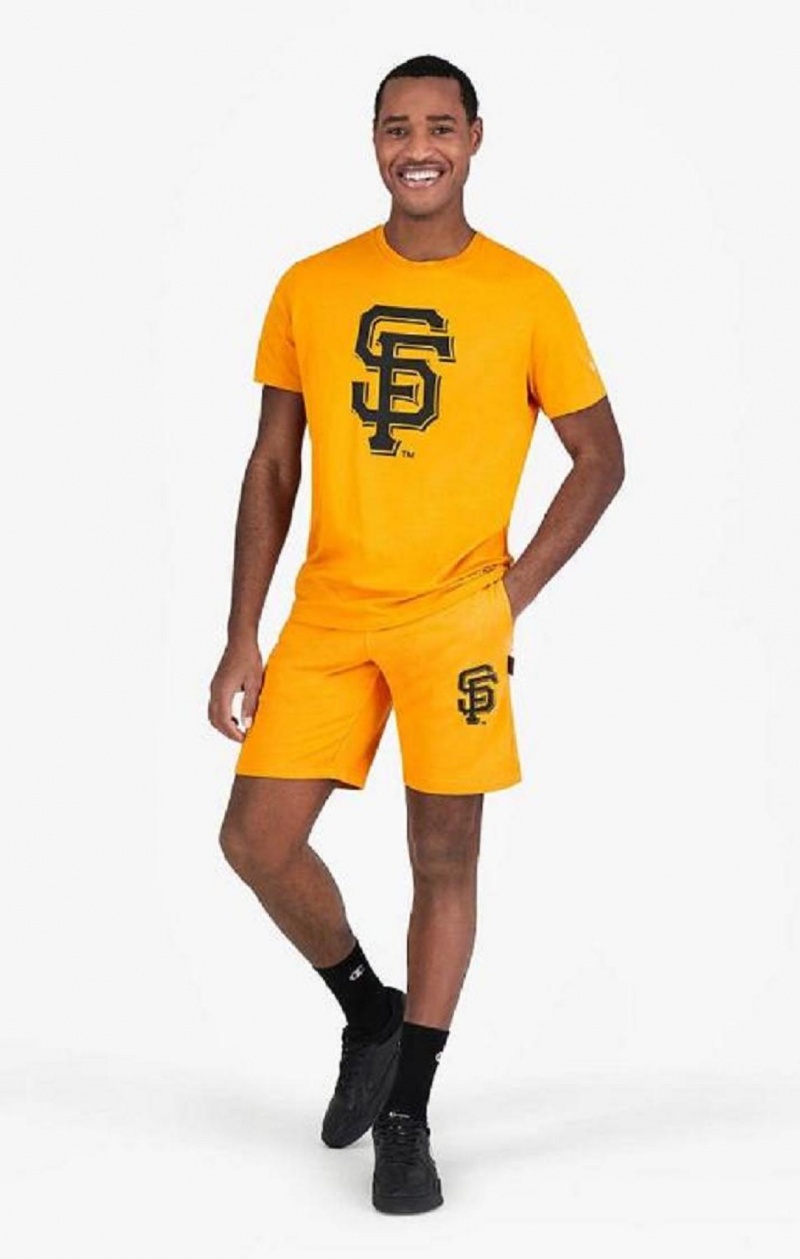 Pánské Kraťasy Champion San Francisco MLB Shorts Oranžové | 2304-QJUYT