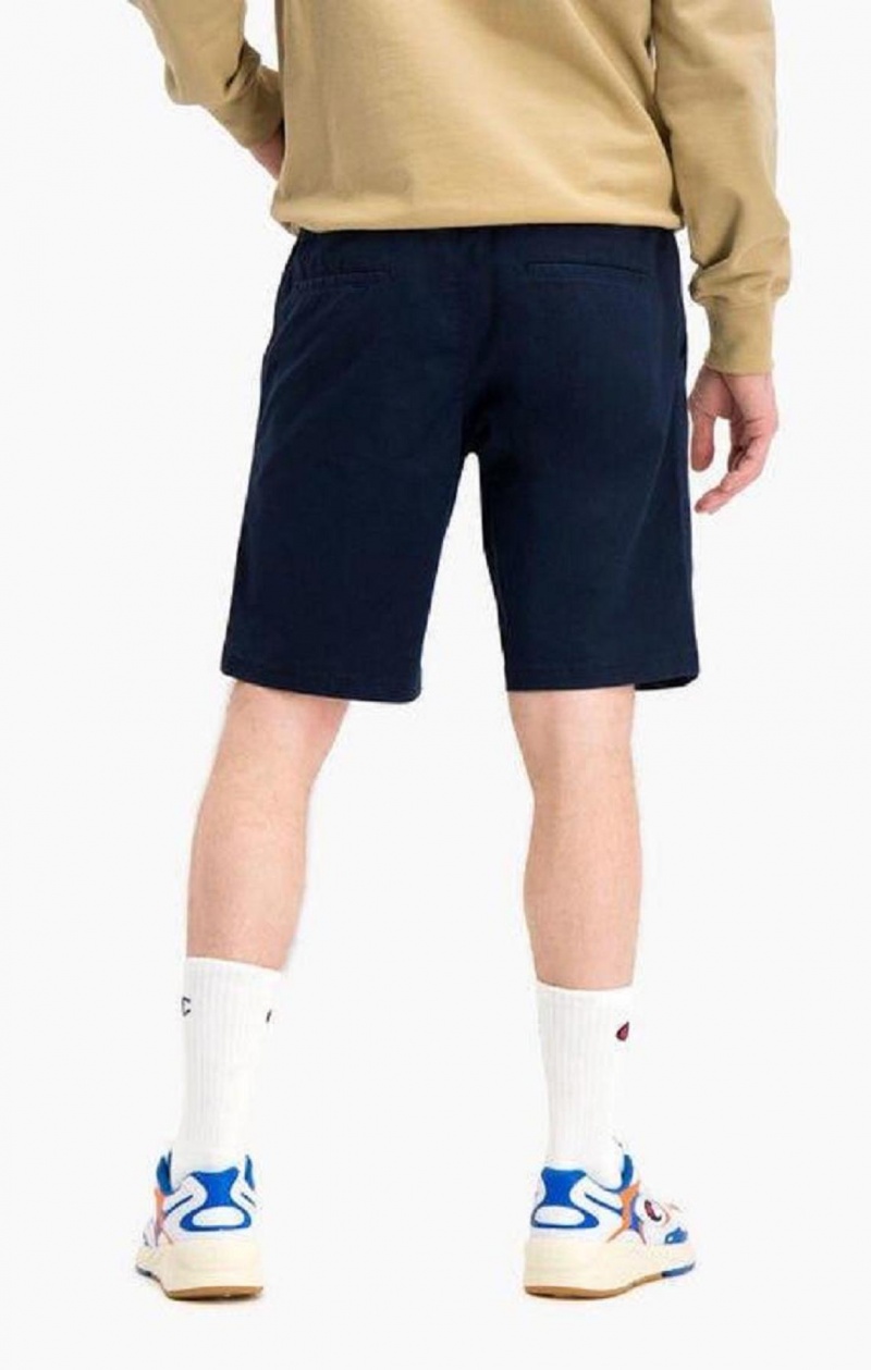 Pánské Kraťasy Champion Stretch Bavlněné Twill Bermuda Shorts Tmavě Blankyt | 1536-PLOJN