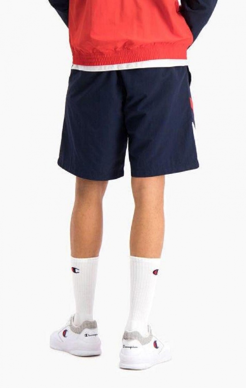 Pánské Kraťasy Champion Stripe Detail Track Shorts Tmavě Tyrkysové | 8149-ORZGL