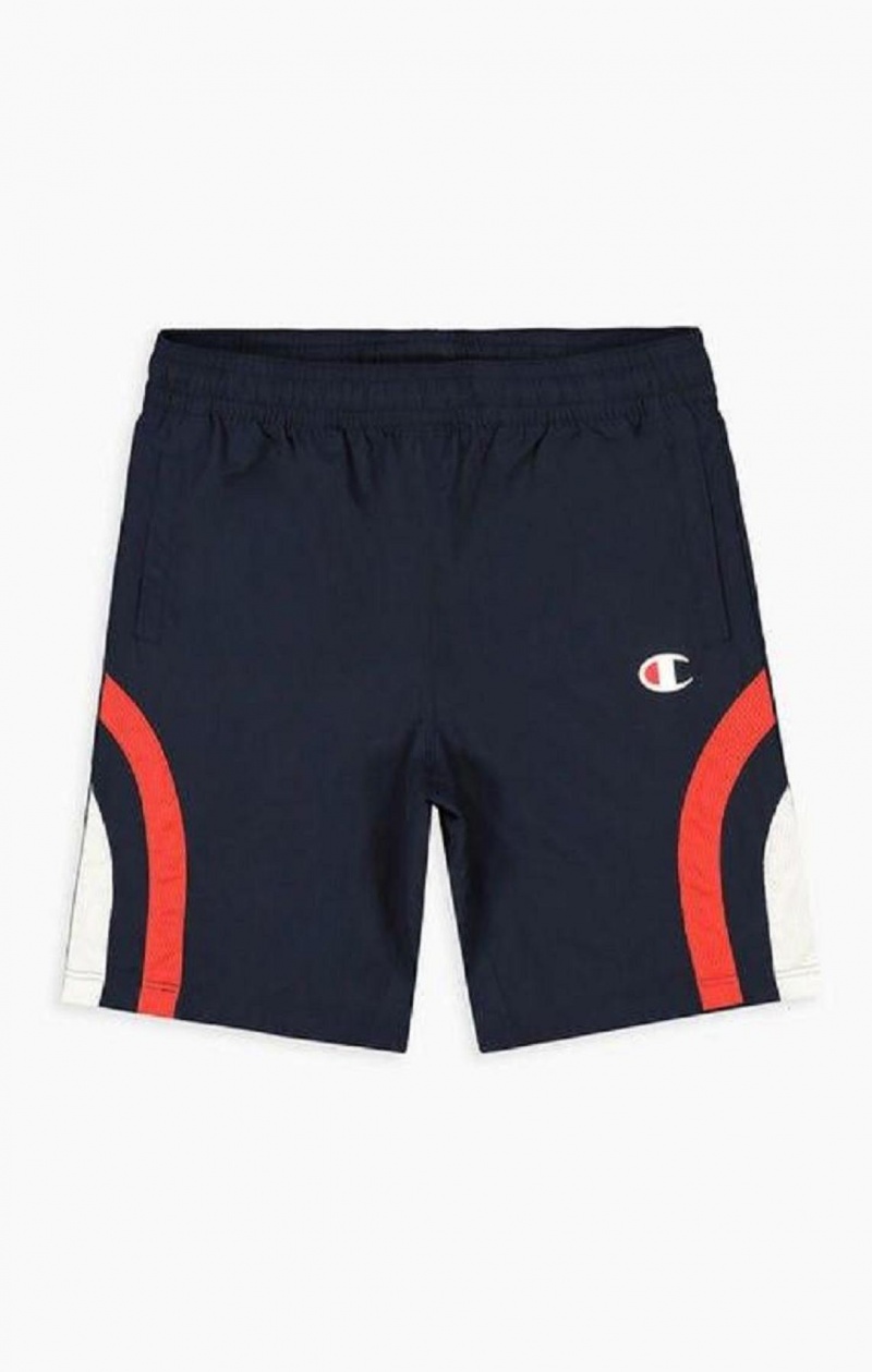 Pánské Kraťasy Champion Stripe Detail Track Shorts Tmavě Tyrkysové | 8149-ORZGL