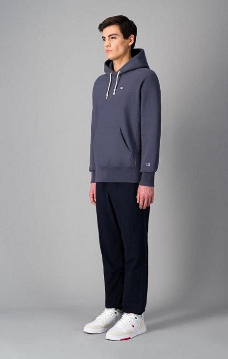 Pánské Mikina s Kapucí Champion Reverse Weave Hoodie Tyrkysové | 0568-OWUCA