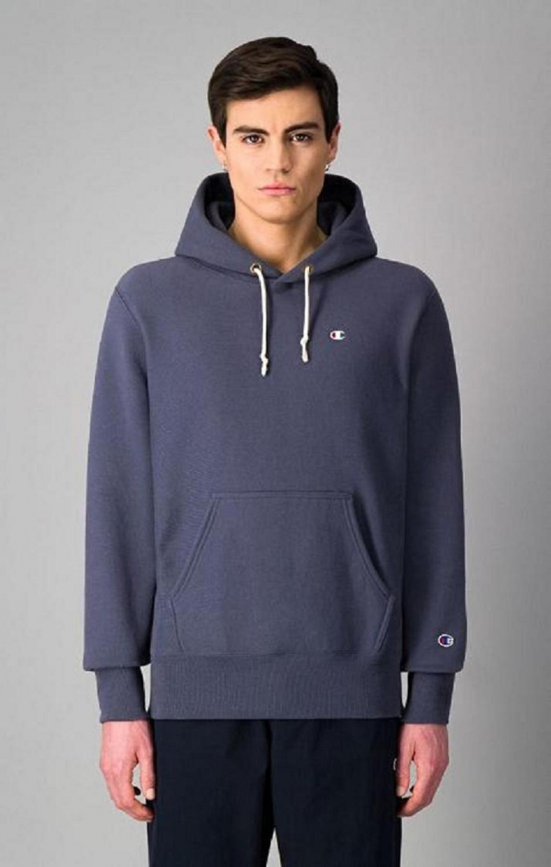 Pánské Mikina s Kapucí Champion Reverse Weave Hoodie Tyrkysové | 0568-OWUCA