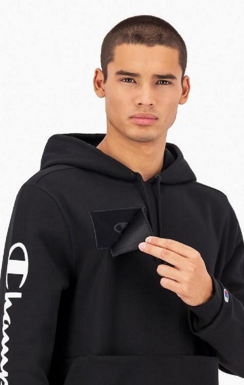 Pánské Mikina s Kapucí Champion Ultimate Gaming Hoodie Černé | 3275-CQSWM