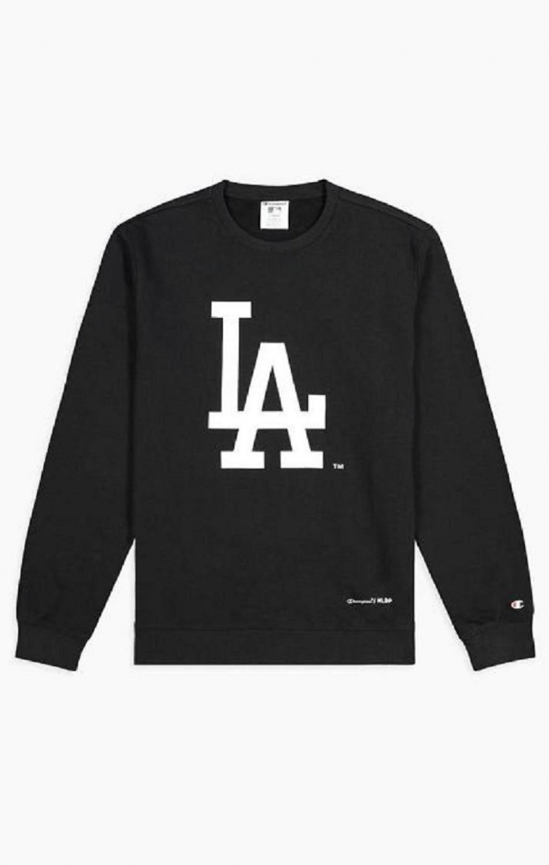 Pánské Mikiny Champion Los Angeles MLB Sweatshirt Černé | 6394-BFUCH