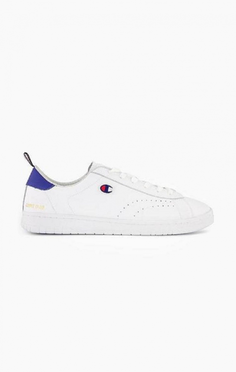 Pánské Sportovní Boty Champion Club Court Colour Back Tab Trainers Bílé | 5893-RBTYI