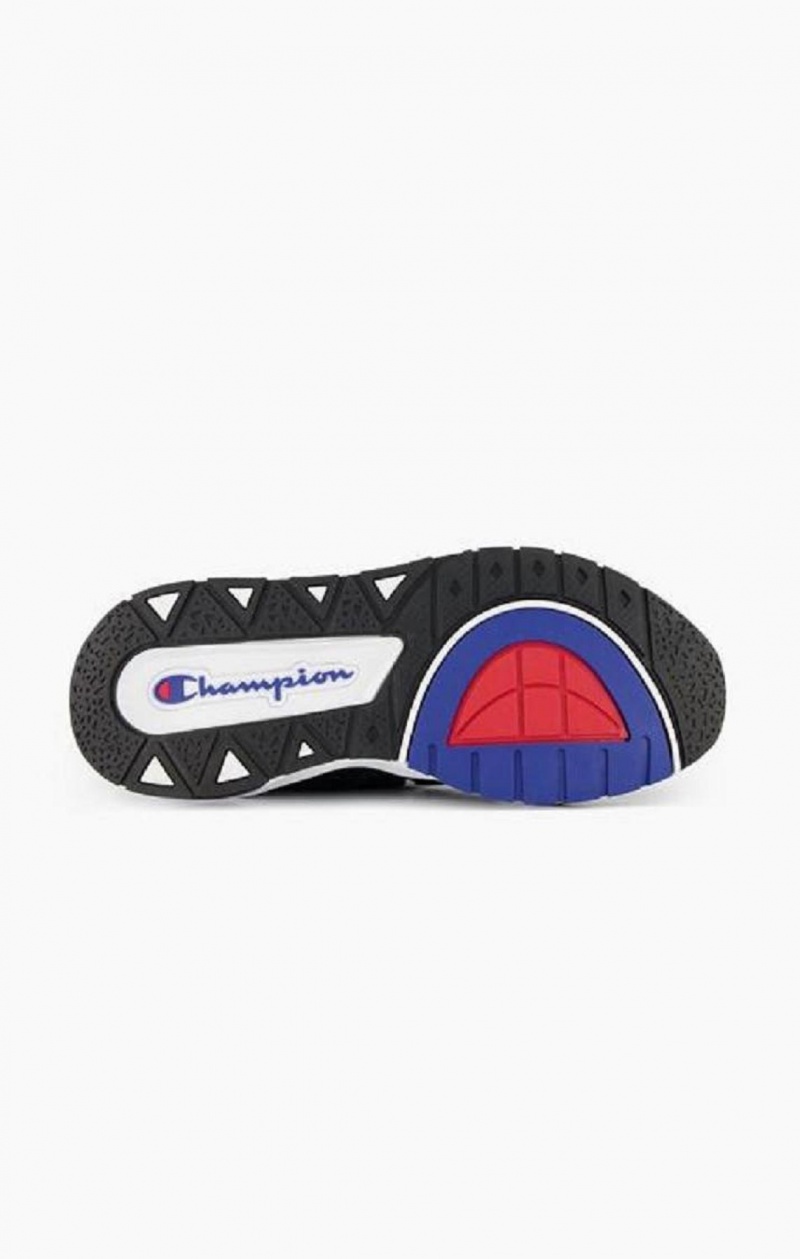 Pánské Sportovní Boty Champion Rally C Logo Sock Runner Trainers Černé | 7841-AXPDY