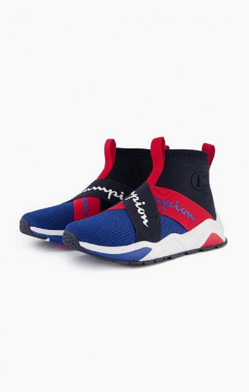 Pánské Sportovní Boty Champion Rally Cross Páskové Sock Runner Trainers Blankyt | 2376-HQJIY