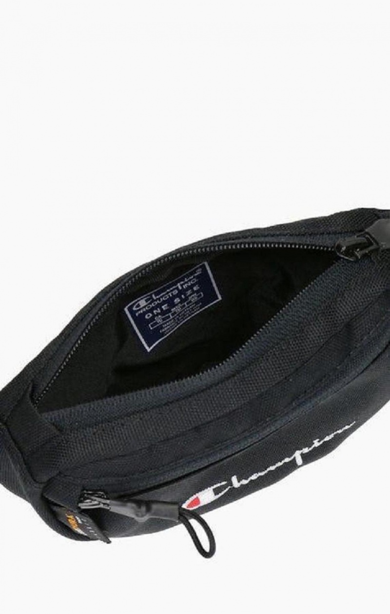 Pánské Tašky Champion Script Logo Zip Belt Bag Černé | 5683-ZJRPW