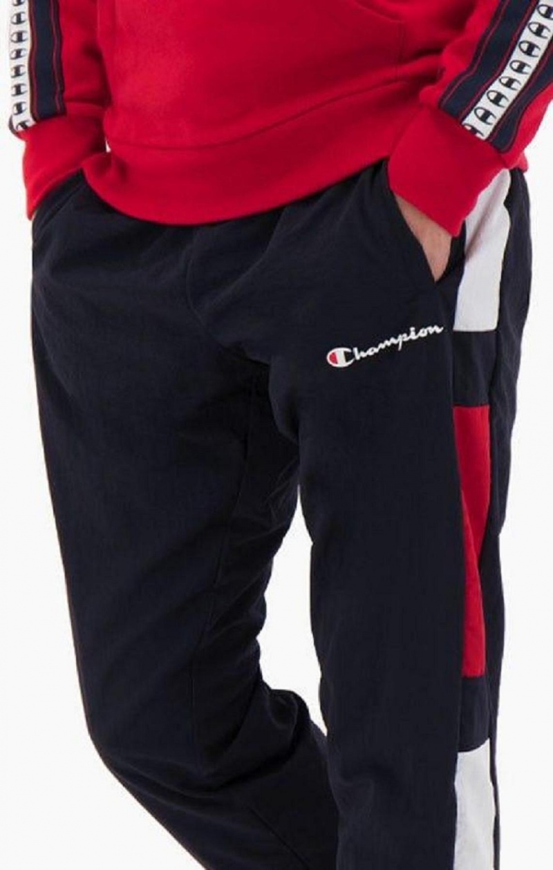 Pánské Tepláky Champion Colour Block Tracksuit Pants Tmavě Tyrkysové | 2874-NEKRH