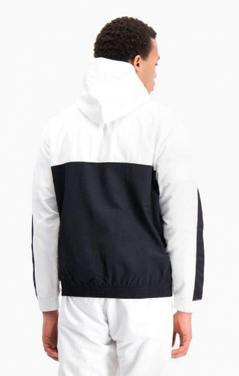 Pánské Tepláky Champion Half Zip-Up S Kapucí Track Jacket Černé | 2547-NJHRE