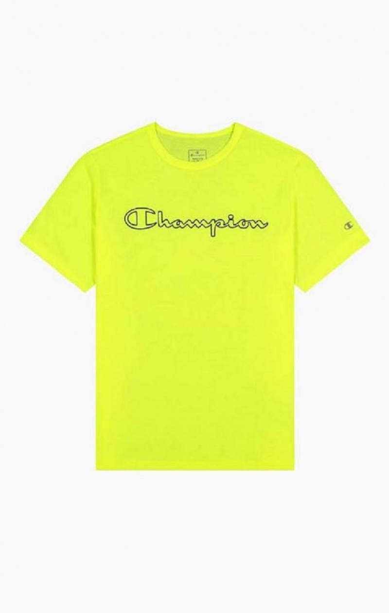 Pánské Tričko Champion Quick Dry Triblend Tréninková T-Shirt Žluté | 6917-MOPSC