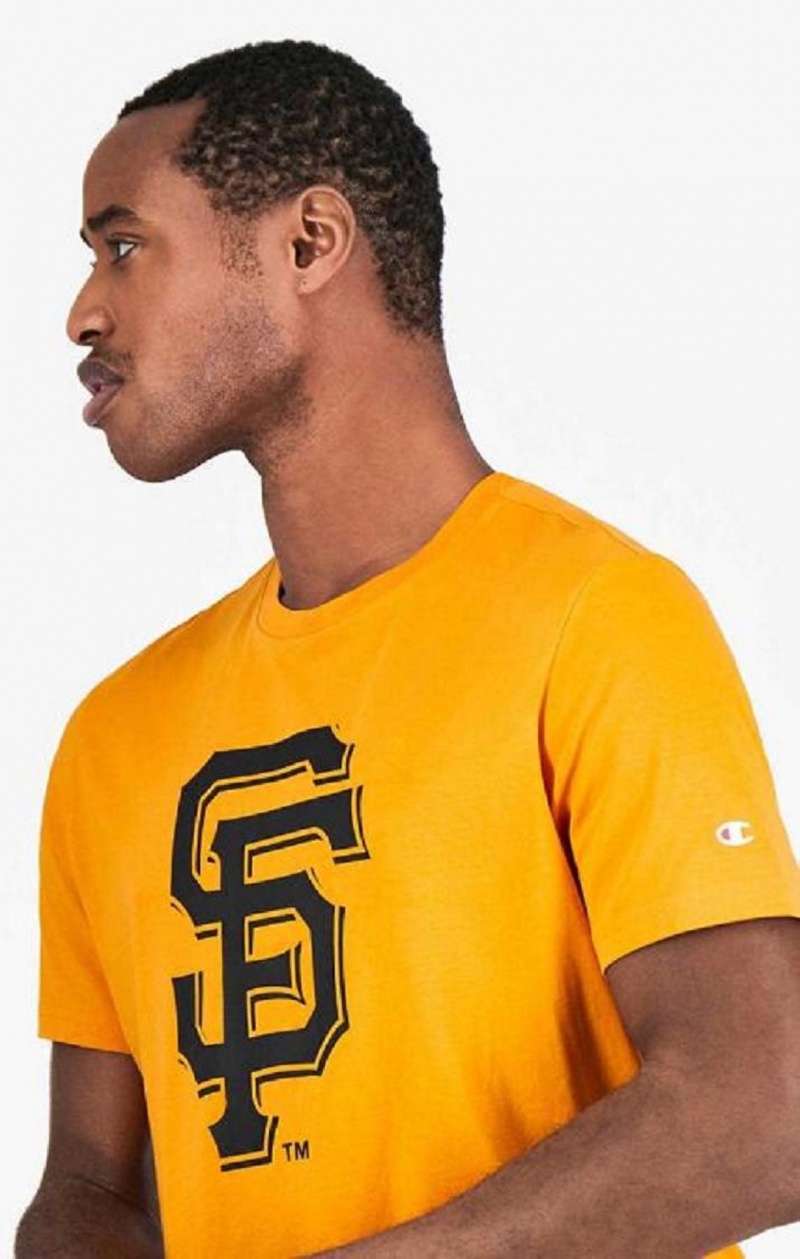 Pánské Tričko Champion San Francisco MLB T-Shirt Oranžové | 2857-AKODE