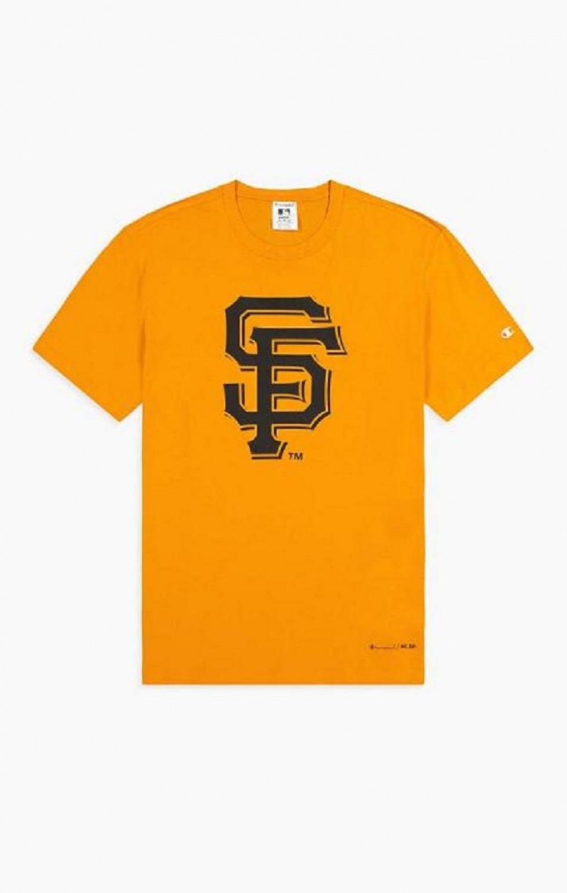 Pánské Tričko Champion San Francisco MLB T-Shirt Oranžové | 2857-AKODE