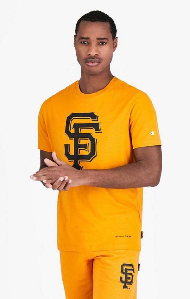 Pánské Tričko Champion San Francisco MLB T-Shirt Oranžové | 2857-AKODE