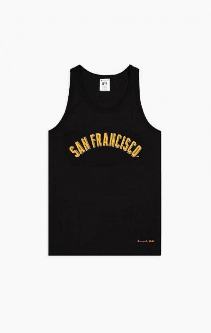 Pánské Tričko Champion San Francisco MLB Tank Top Černé | 5278-PLSYT